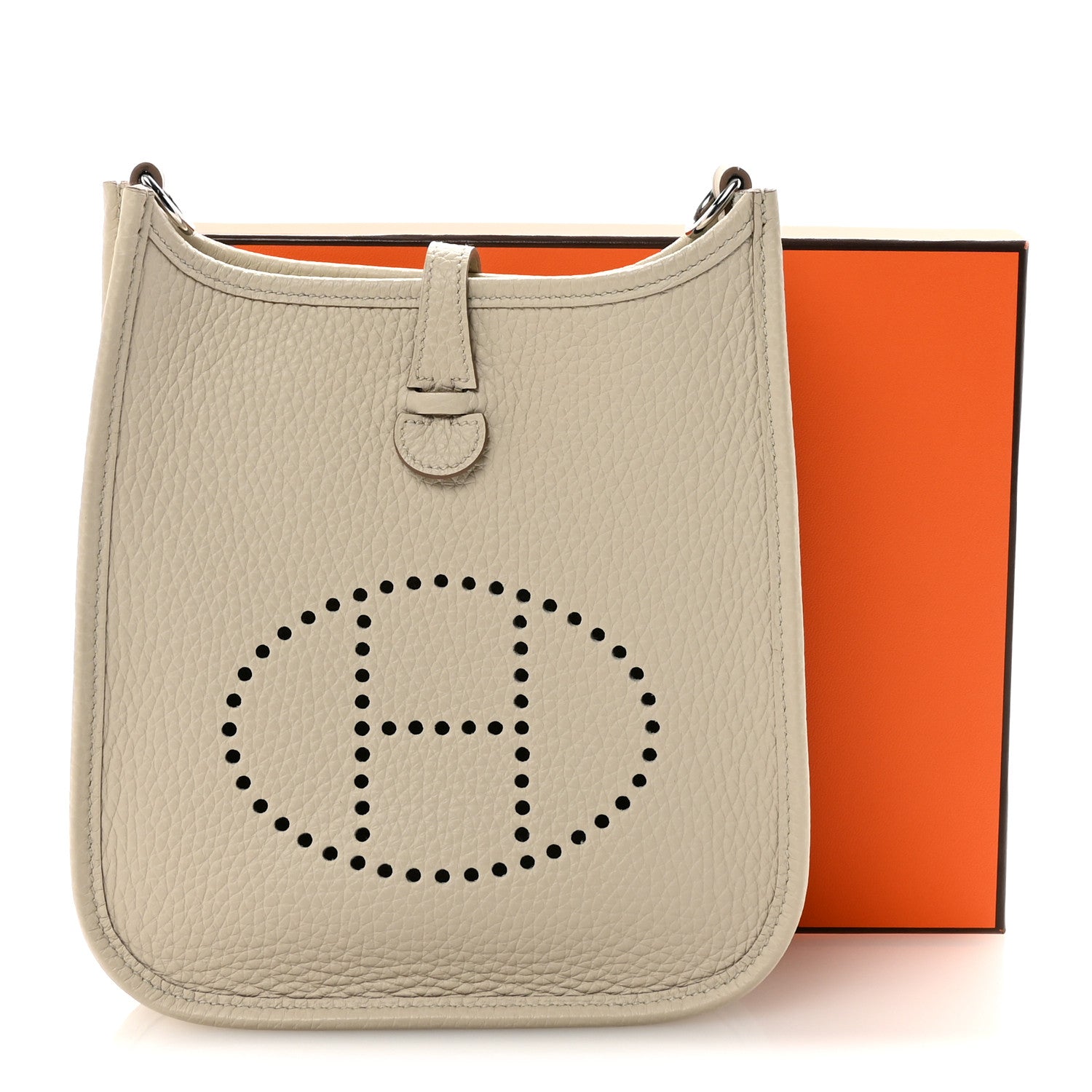 Hermes Taurillon Clemence Amazone Evelyne TPM Beton 11 of 11