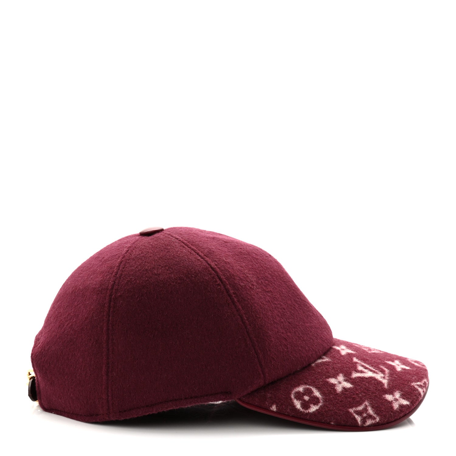 Louis Vuitton Wool Silk Monogram Endless Cap L Bordeaux 6 of 8
