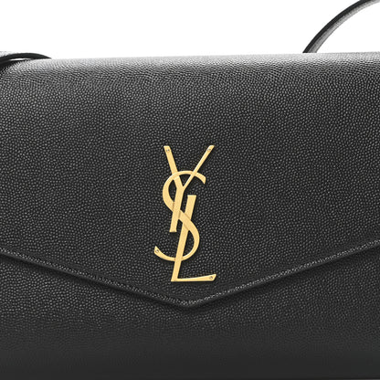 Saint Laurent Grain de Poudre Mini Uptown Crossbody Bag Black 7 of 10