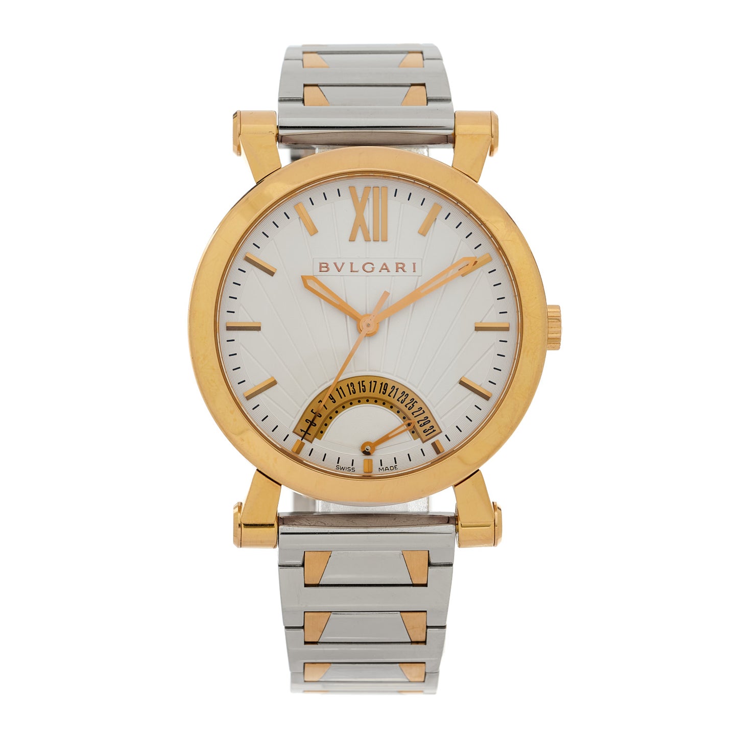 Stainless Steel 18K Rose Gold 42mm Sotirio Automatic Watch