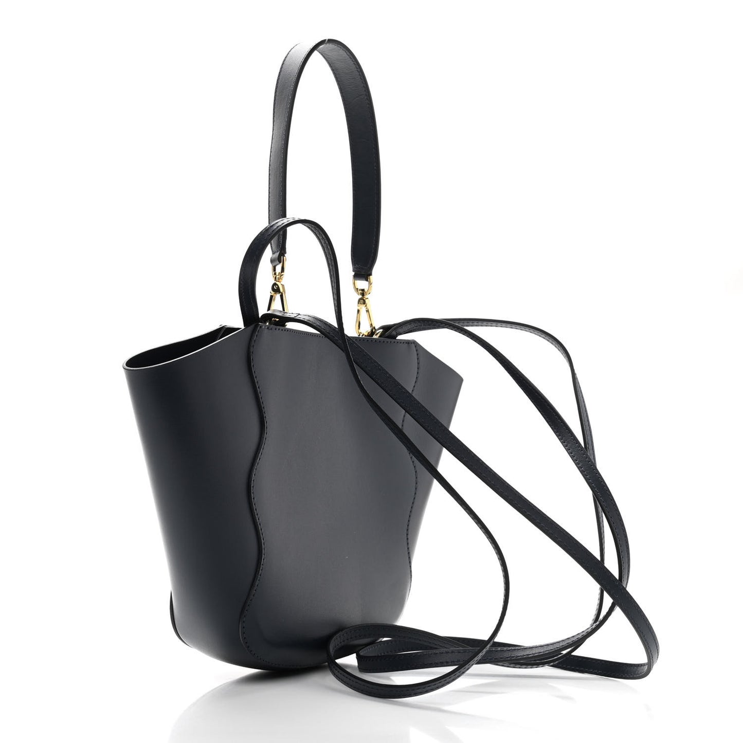 Calfskin Mini Ocean Tote Blue