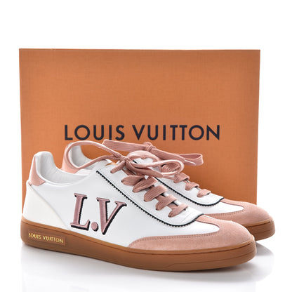 Louis Vuitton Calfskin Frontrow Sneakers 39 Rose Clair 9 of 9