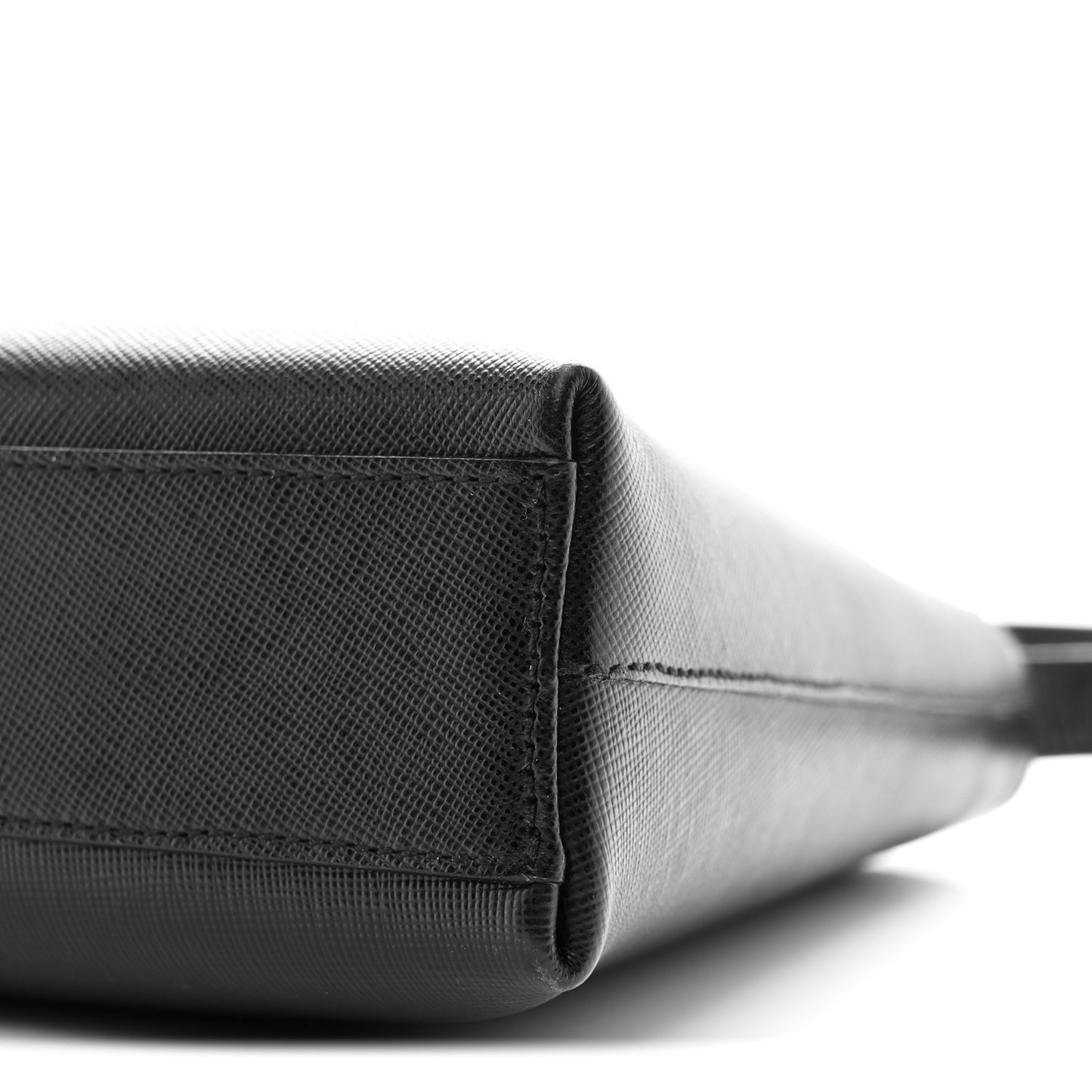 Saffiano Trifolio Shoulder Bag Black