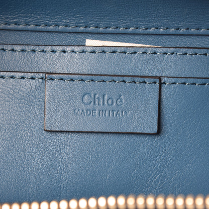 Chloe Glossy Lambskin Small Roy Bag Vinyl Blue 6 of 9