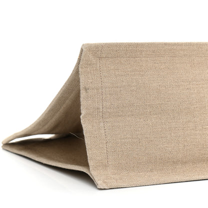 Saint Laurent Linen Calfskin Small Rive Gauche Tote Beige Sea Salt 8 of 10