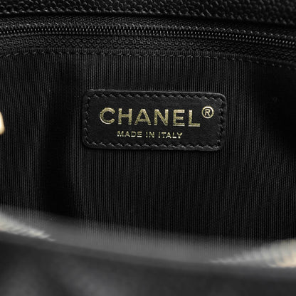 Chanel Caviar Quilted Grand Shopping Tote GST Black 6 of 7