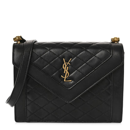 Saint Laurent Lambskin Quilted Mini Gaby Satchel Black 1 of 9