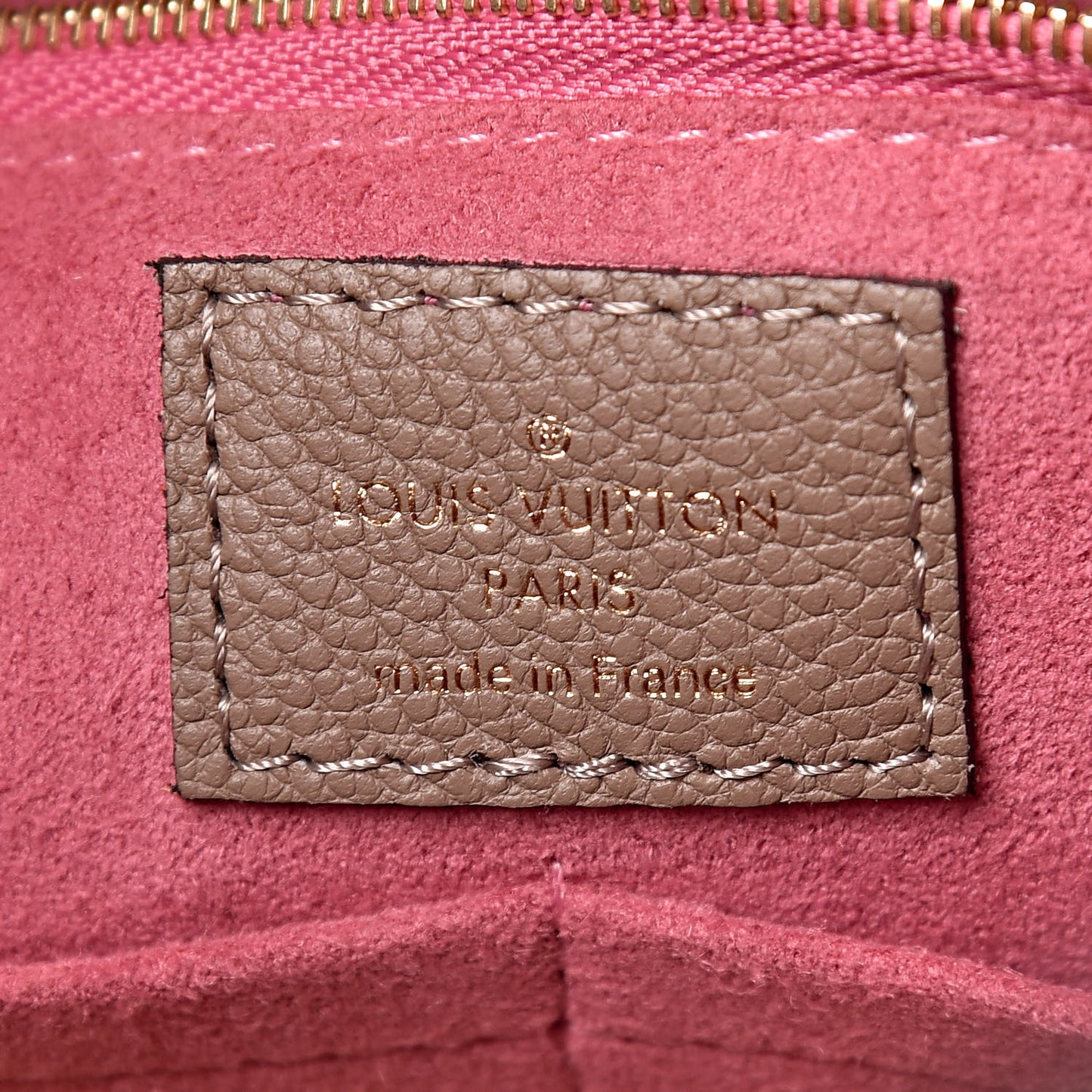 Calfskin Monogram Kimono Tote Taupe Glace