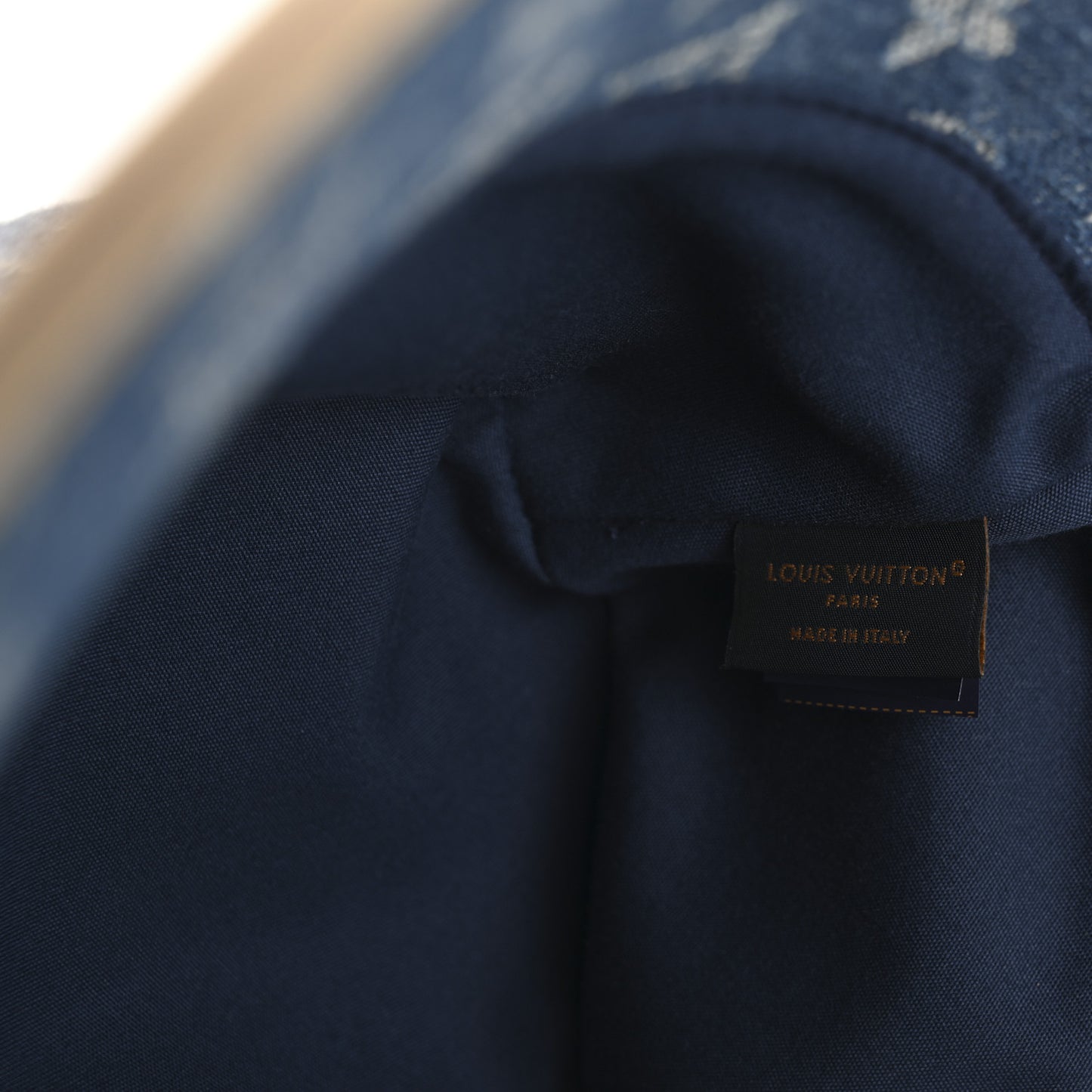 Monogram Denim Jacquard LV Remix Bucket Hat Blue