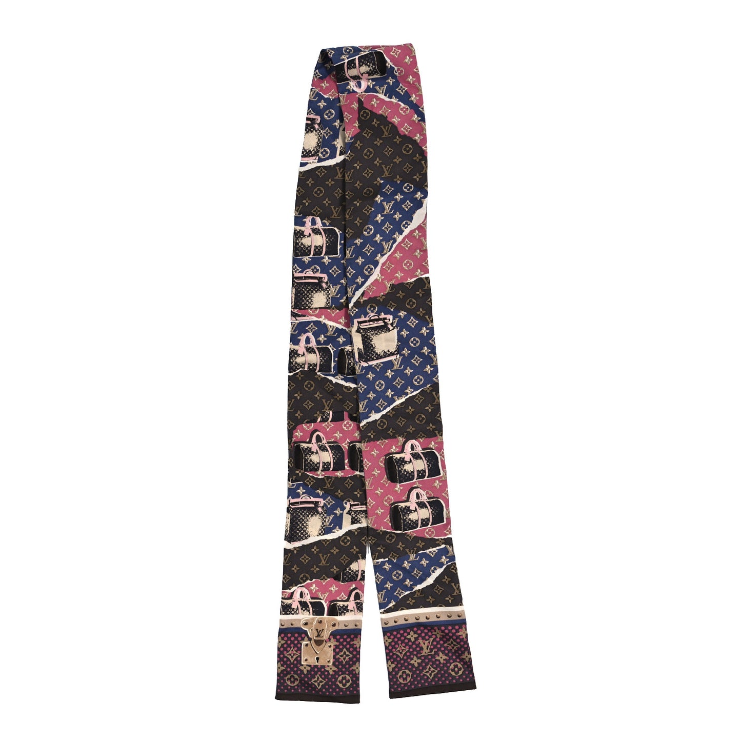 Silk Monogram Voyage Bandeau