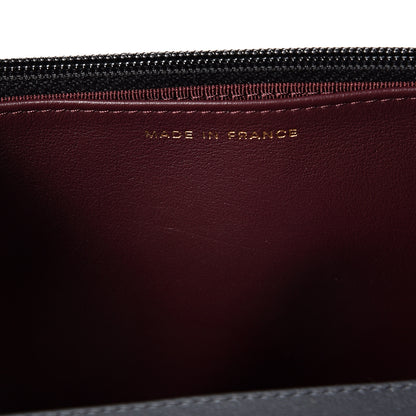 Chanel Aged Calfskin Quilted Lucky Charms 2.55 Reissue Wallet On Chain WOC Black 6 of 11