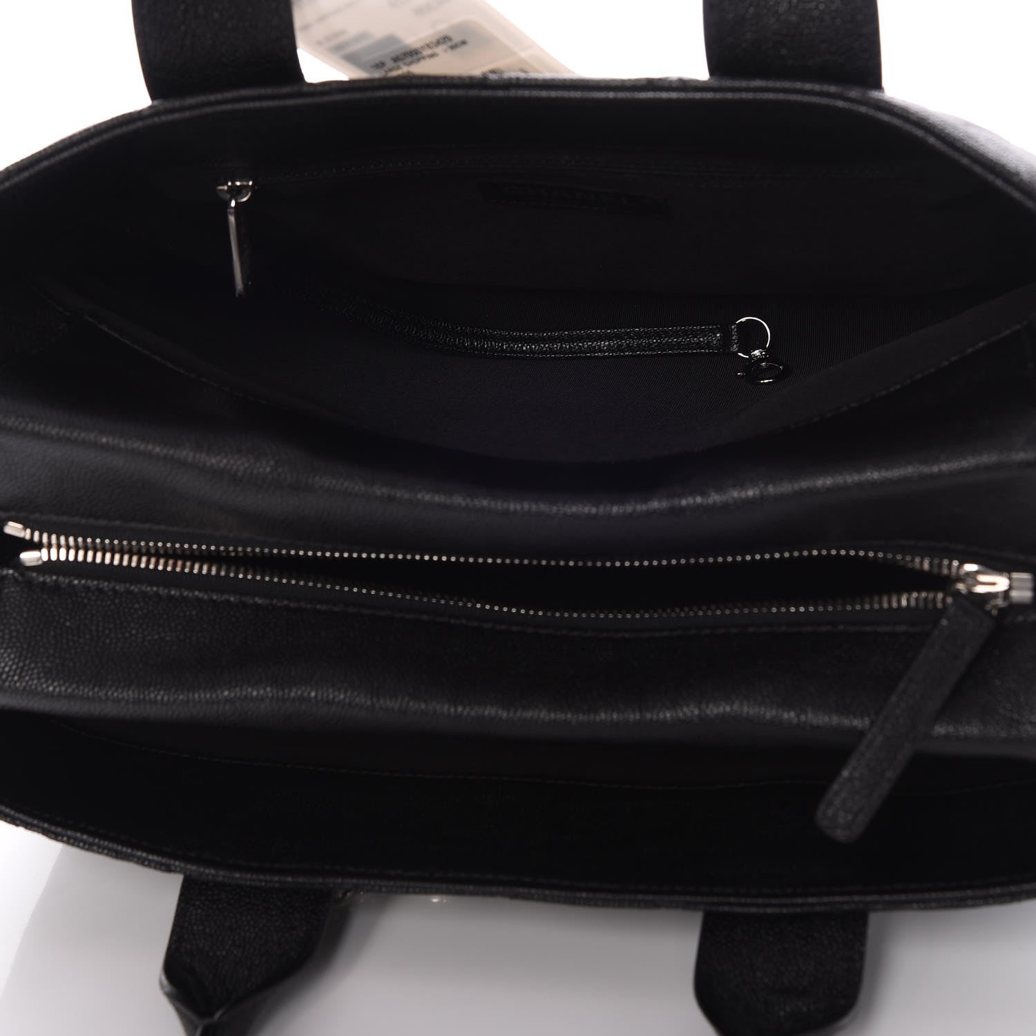 Chanel Caviar Quilted Urban Companion Top Handle Shopping Tote Black 6 of 9