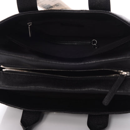 Chanel Caviar Quilted Urban Companion Top Handle Shopping Tote Black 6 of 9