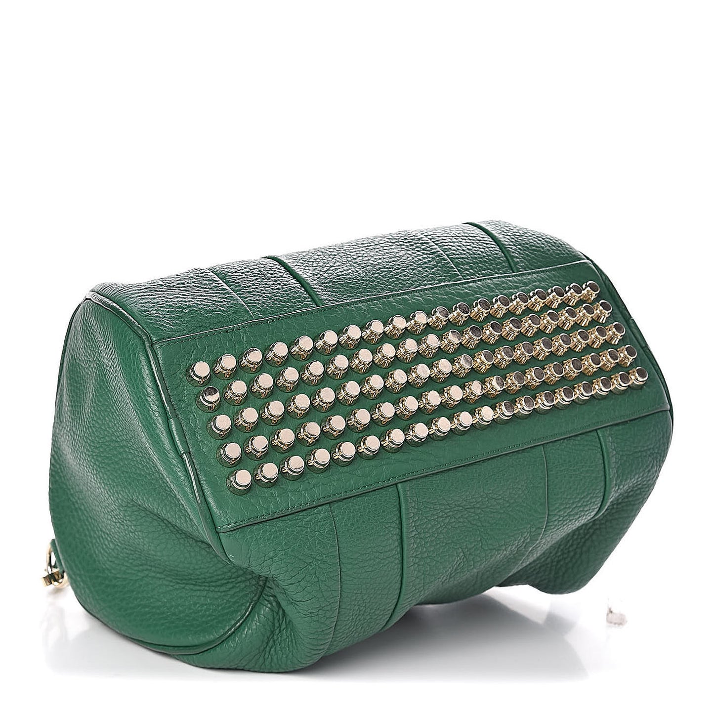 Pebbled Lambskin Rocco Vine Rhodium Hardware