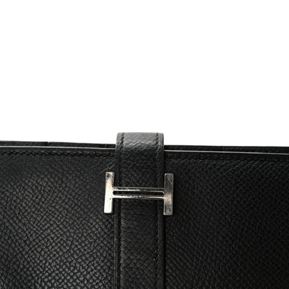 Hermes Epsom Bearn Gusset Wallet Black 9 of 14
