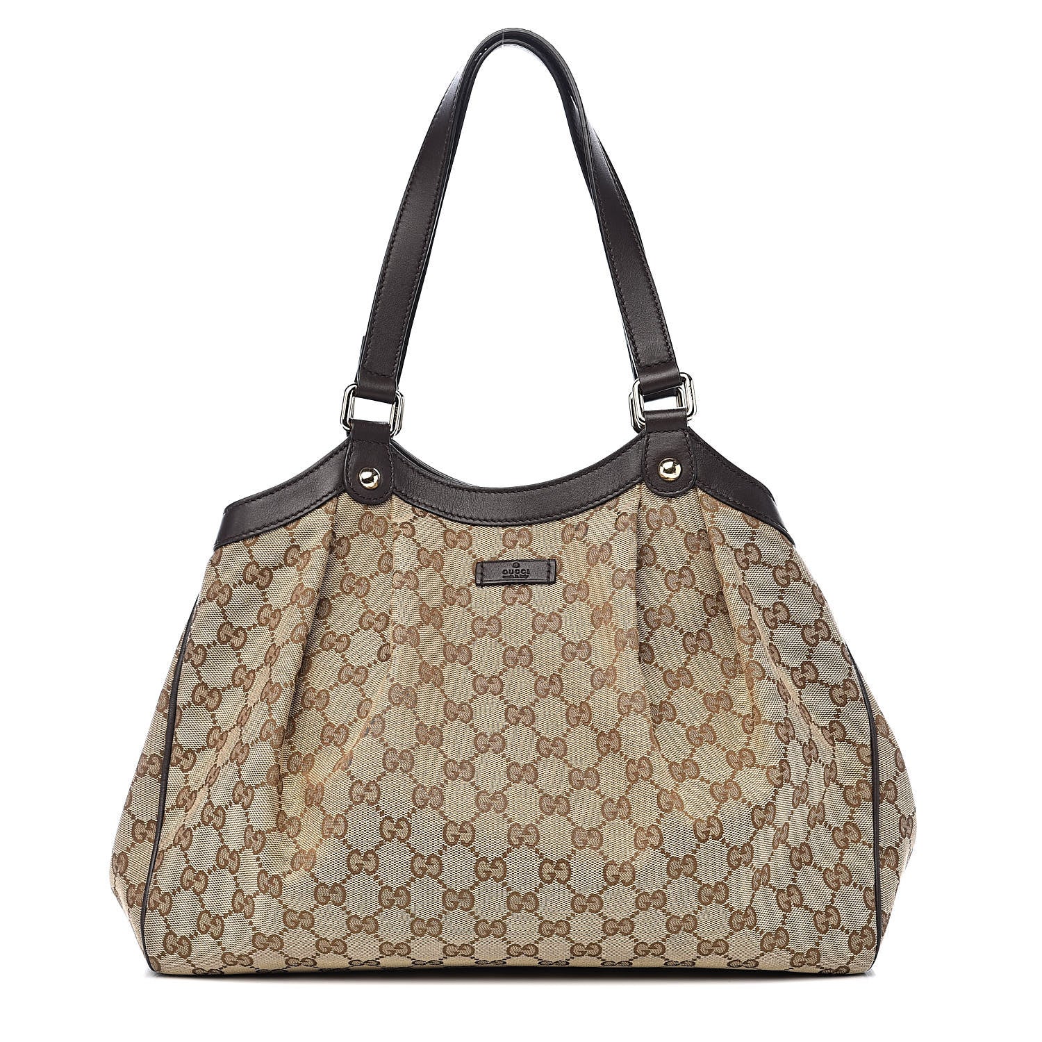 Gucci Monogram Shoulder Bag Dark Brown 1 of 10