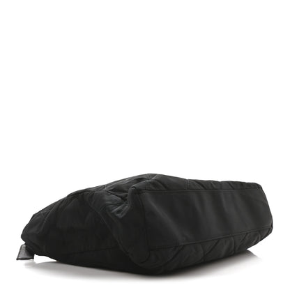 Prada Nylon Tessuto Quilted Shoulder Bag Black 4 of 9