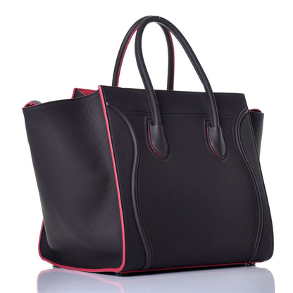 Celine Baby Grained Calfskin Medium Phantom Luggage Dark Taupe 3 of 7