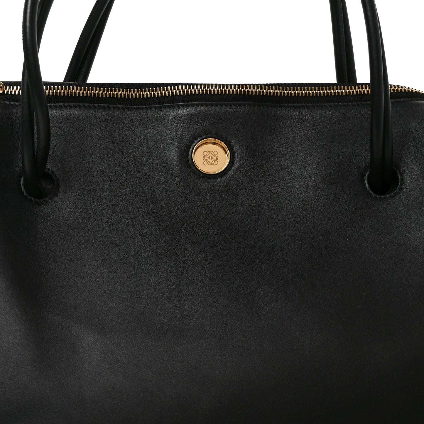 Supple Calfskin Medium Madrid Bag Black