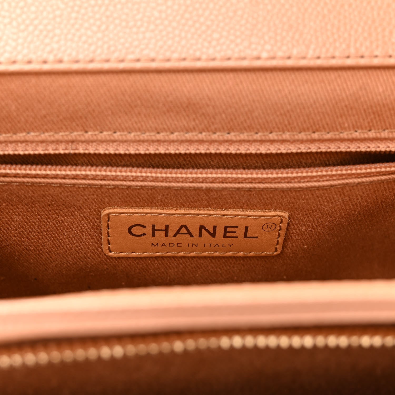 Chanel Caviar Quilted Medium Business Affinity Flap Beige 6 of 10