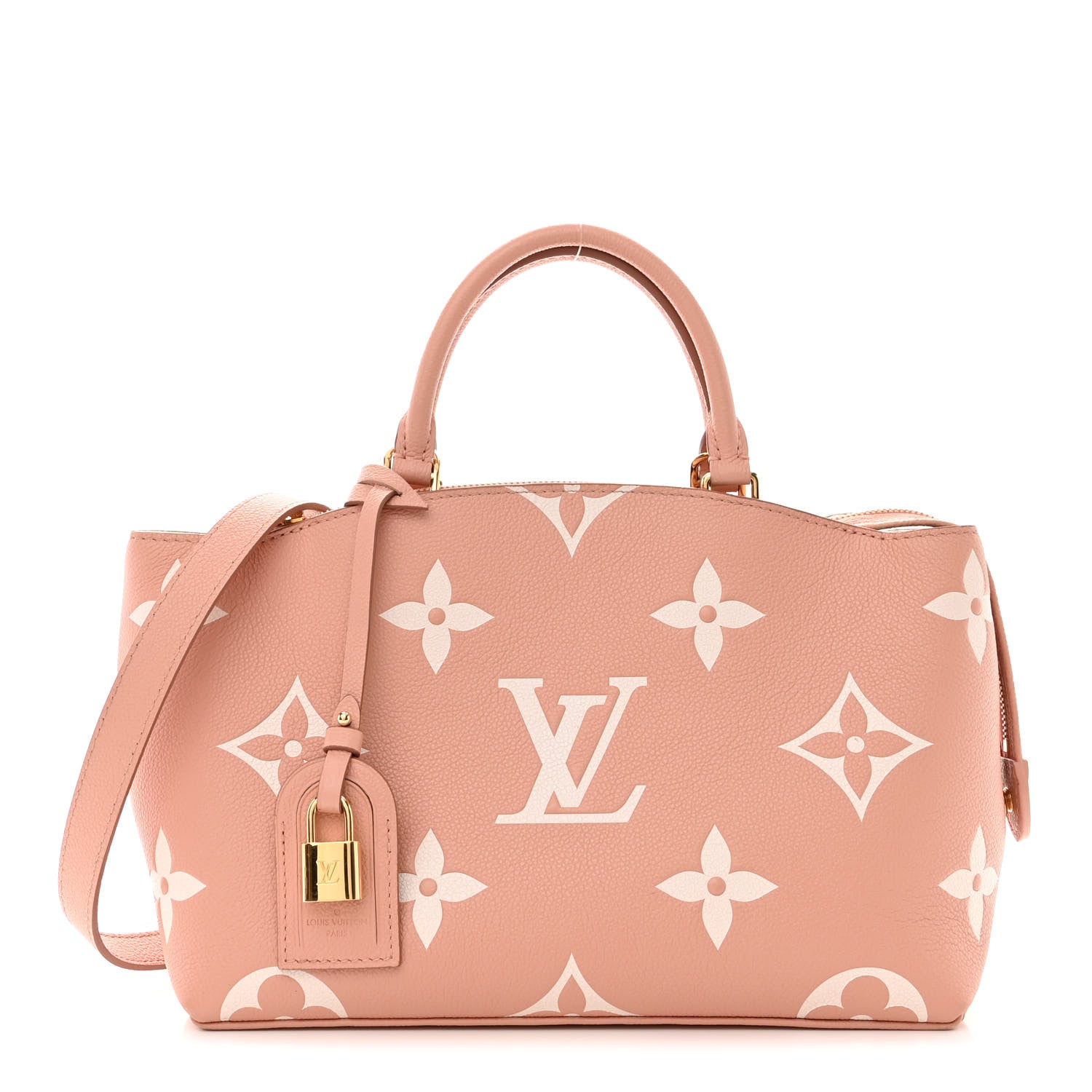 Louis Vuitton Empreinte Monogram Giant Petit Palais Rose Trianon Creme 1 of 13