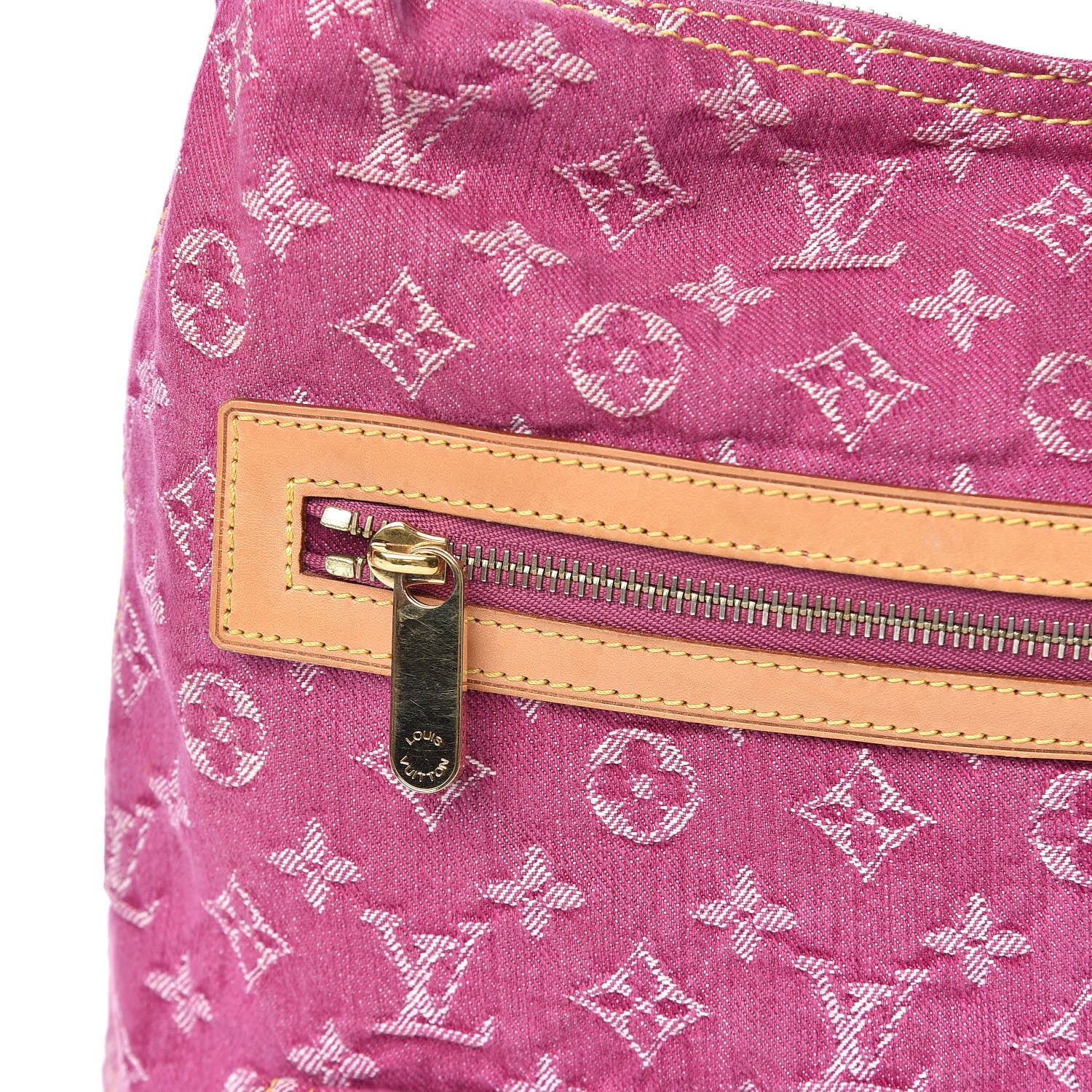 Louis Vuitton Denim Baggy GM Fuchsia 10 of 10