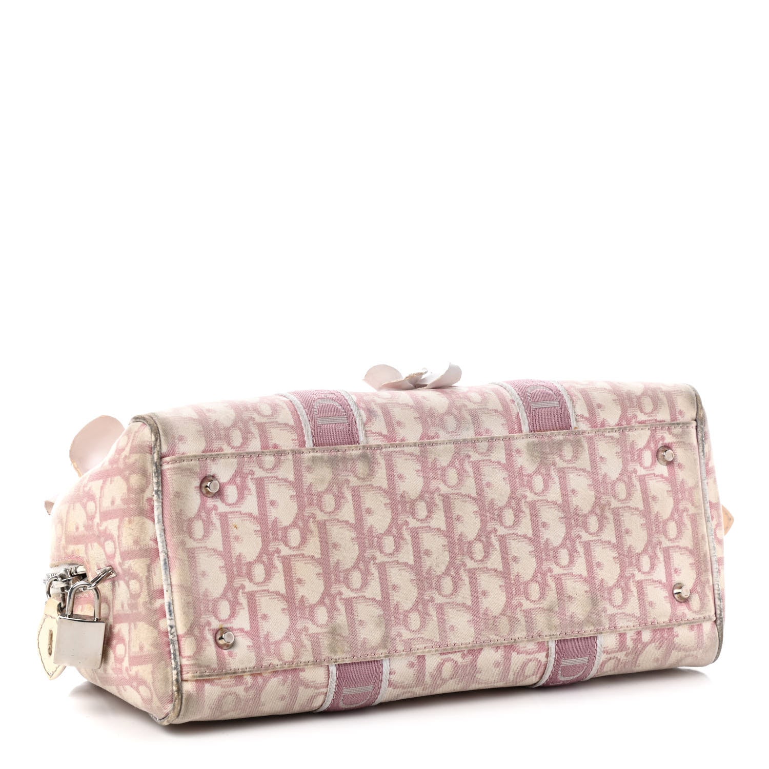 Christian Dior Monogram Girly Boston Pink 4 of 12