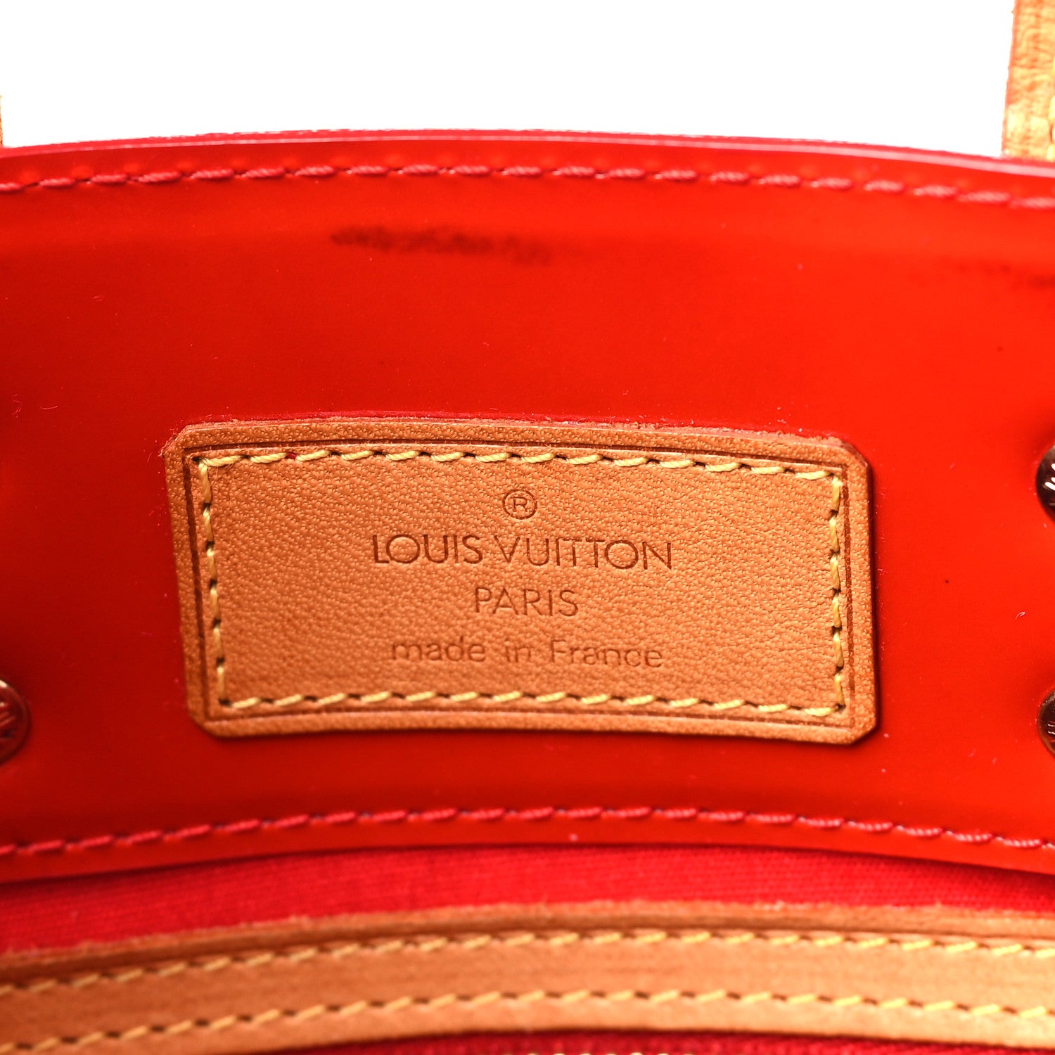 Louis Vuitton Vernis Reade PM Rouge 6 of 11