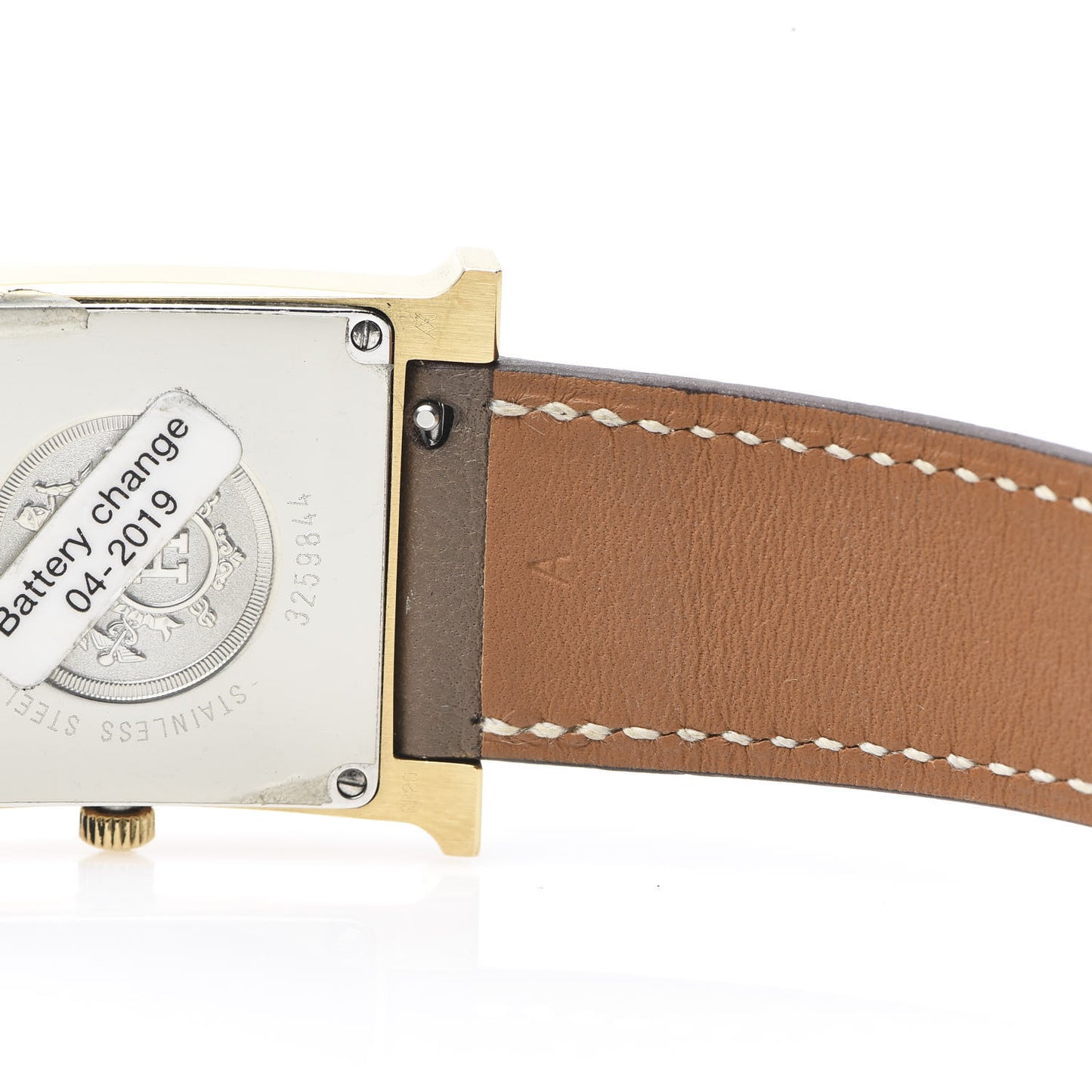 Stainless Steel Swift 26mm Heure H Hour Quartz Watch Etoupe