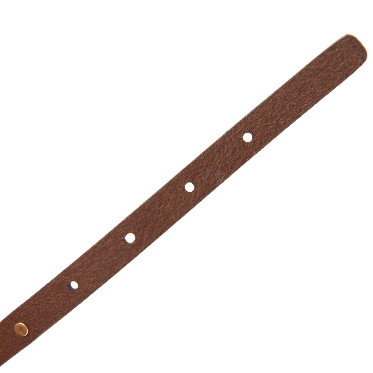 Gucci Calfskin Feline Head Studded Choker Brown 5 of 6