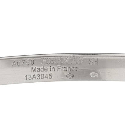 Hermes 18K White Gold Diamond PM Kelly Bracelet SH 3 of 3