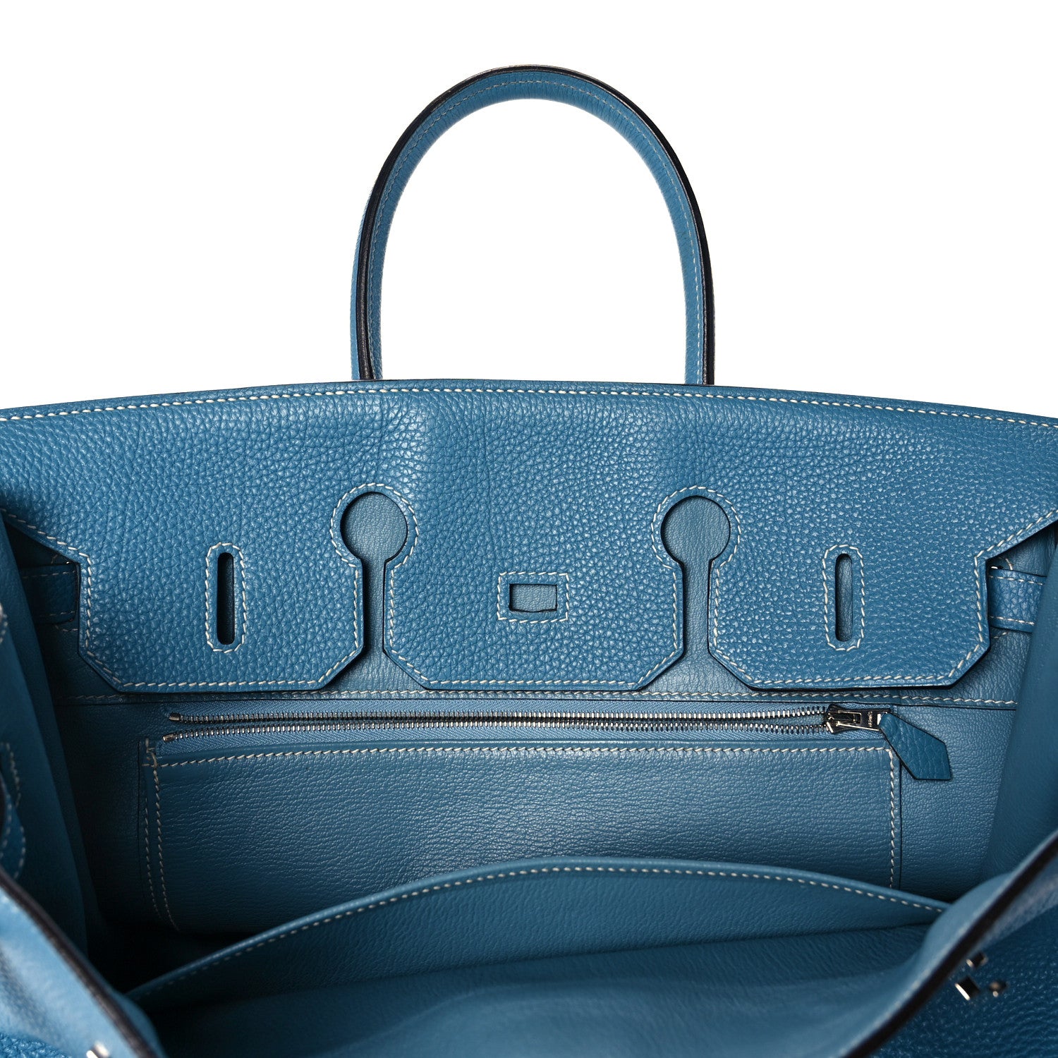 Hermes Togo Birkin 35 Blue Jean 15 of 37