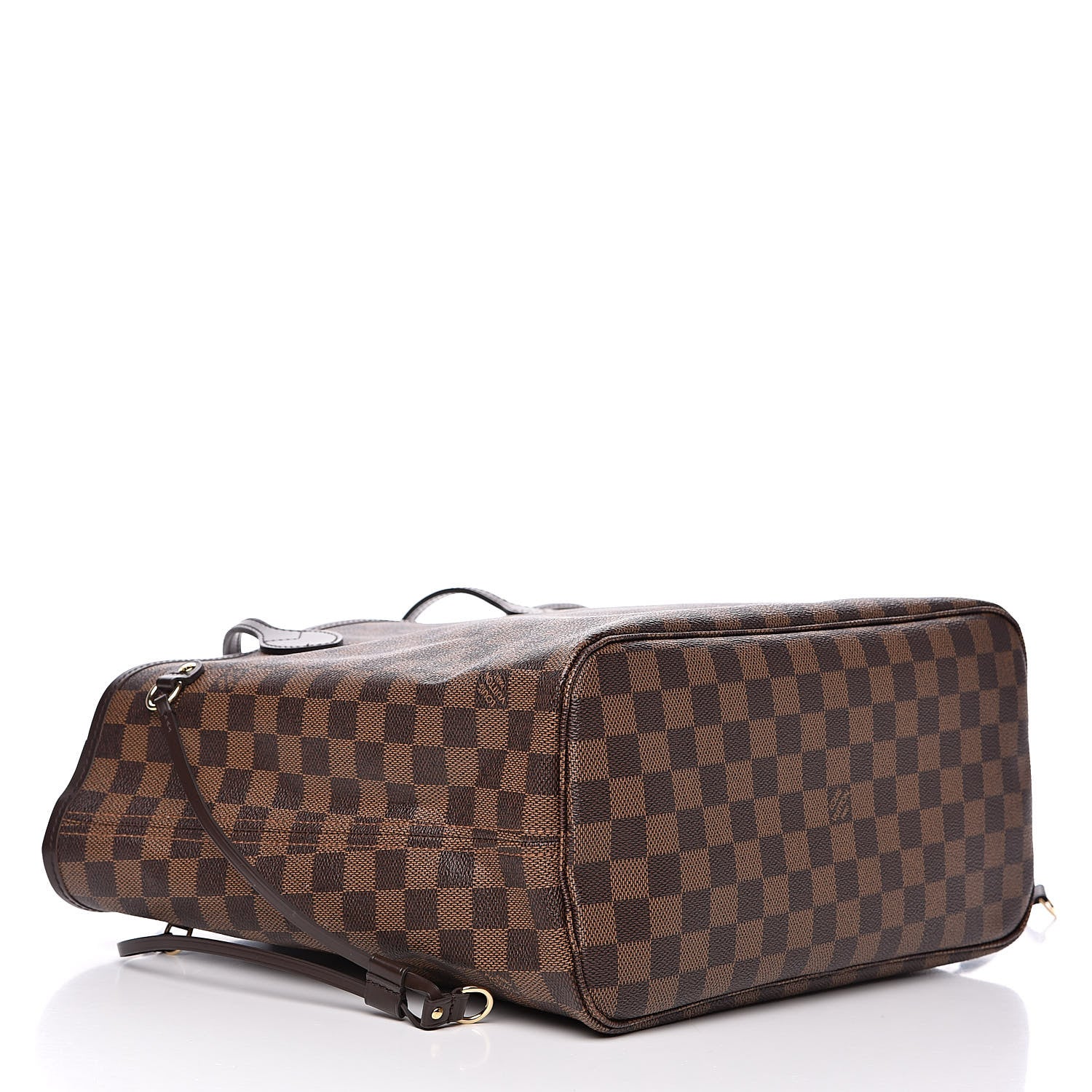 Louis Vuitton Damier Ebene Neo Neverfull MM Rose Ballerine 4 of 13