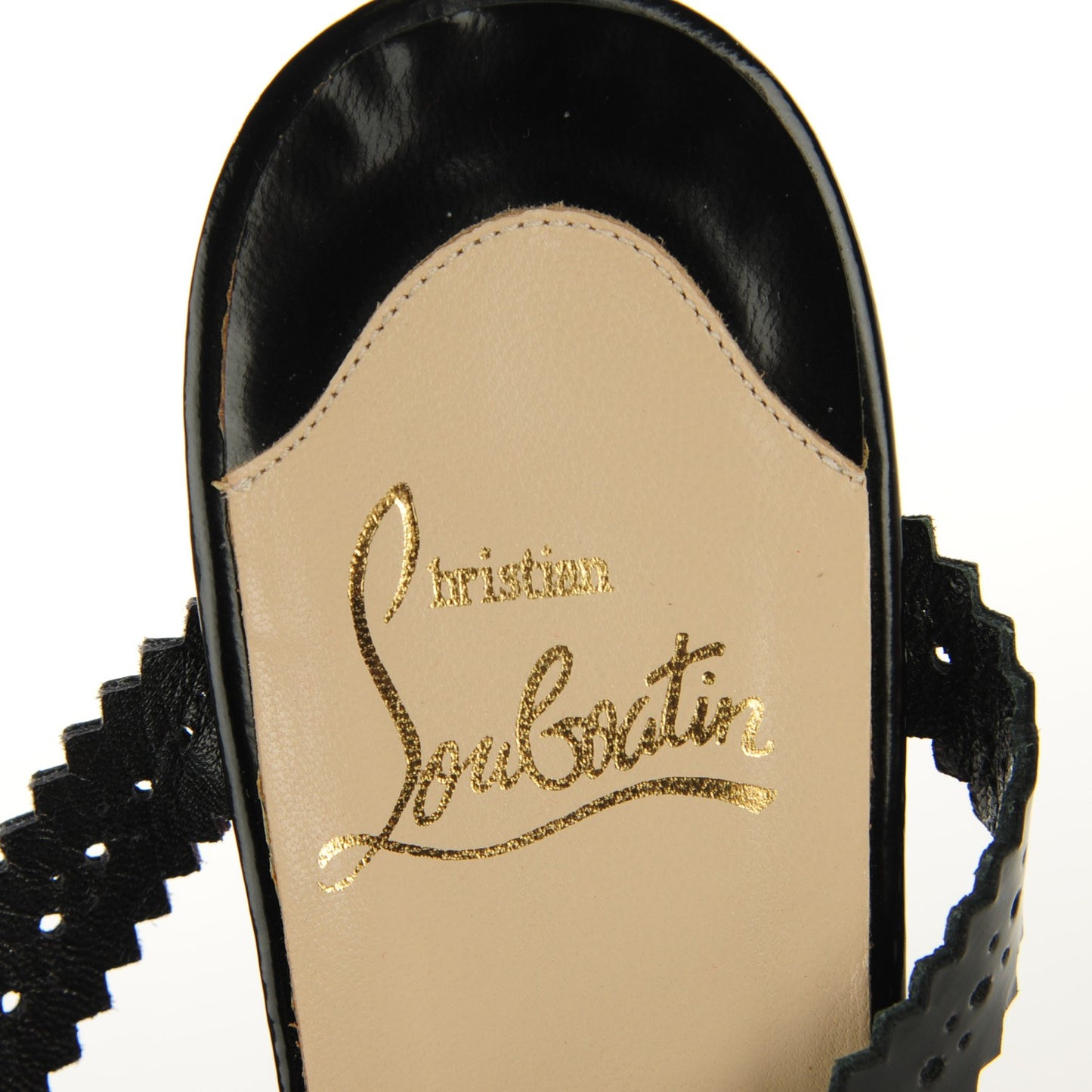 Patent Sandals 39 Black