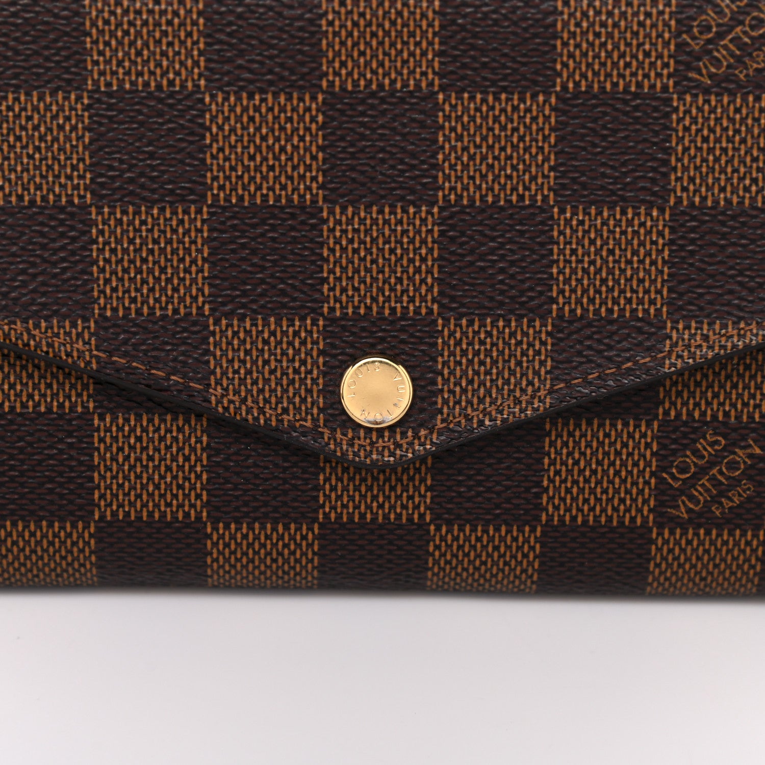 Louis Vuitton Damier Ebene Sarah Wallet NM 10 of 14