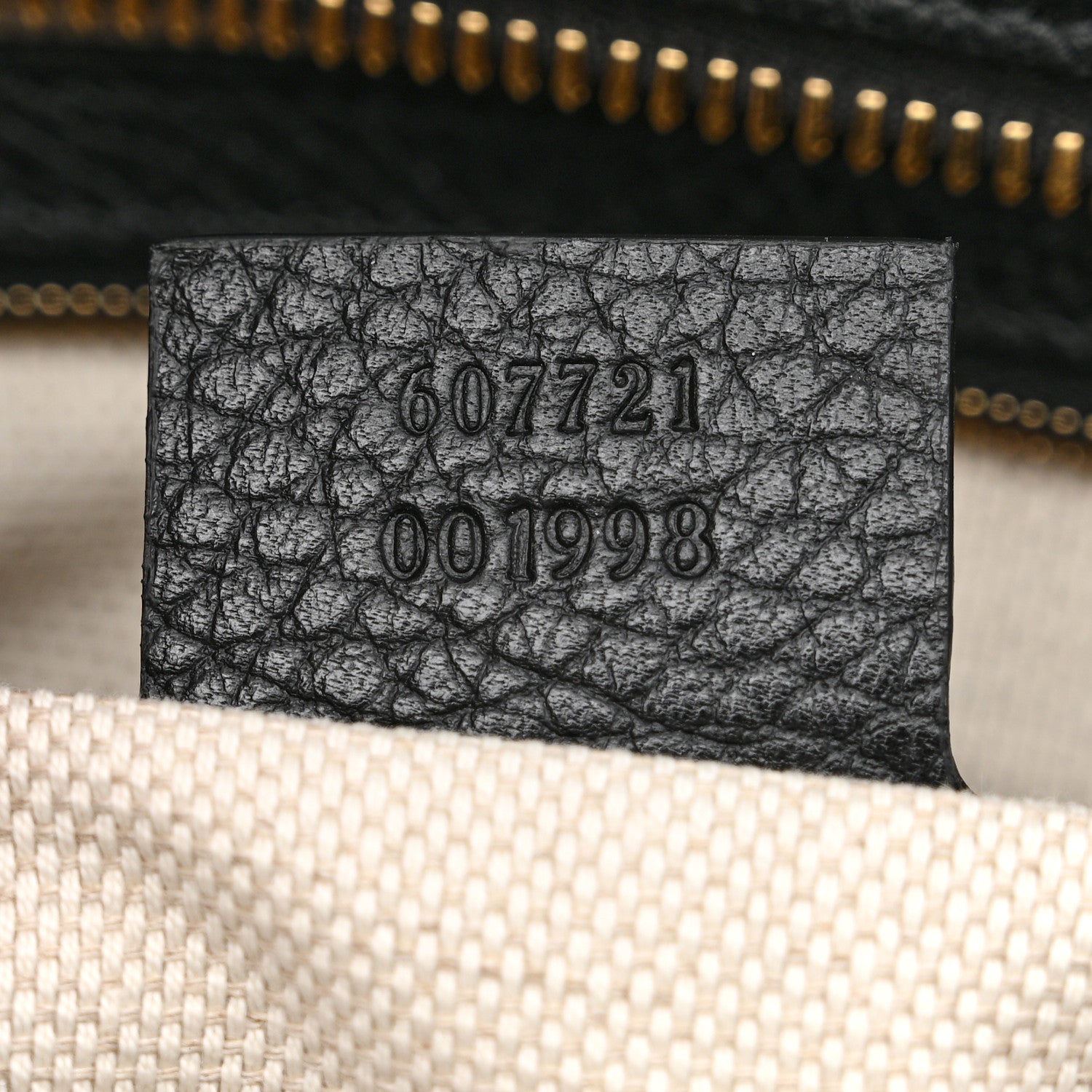 Gucci Dollar Calfskin Large Soho Top Handle Satchel Black 7 of 14