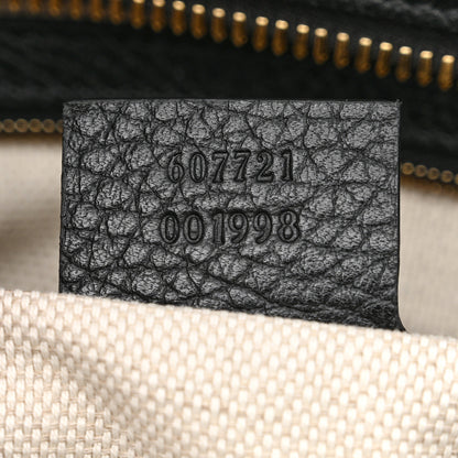 Gucci Dollar Calfskin Large Soho Top Handle Satchel Black 7 of 14