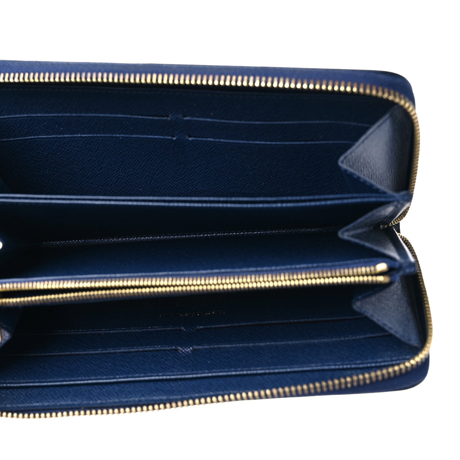 Louis Vuitton Damier Paillettes Zippy Wallet Blue 5 of 13