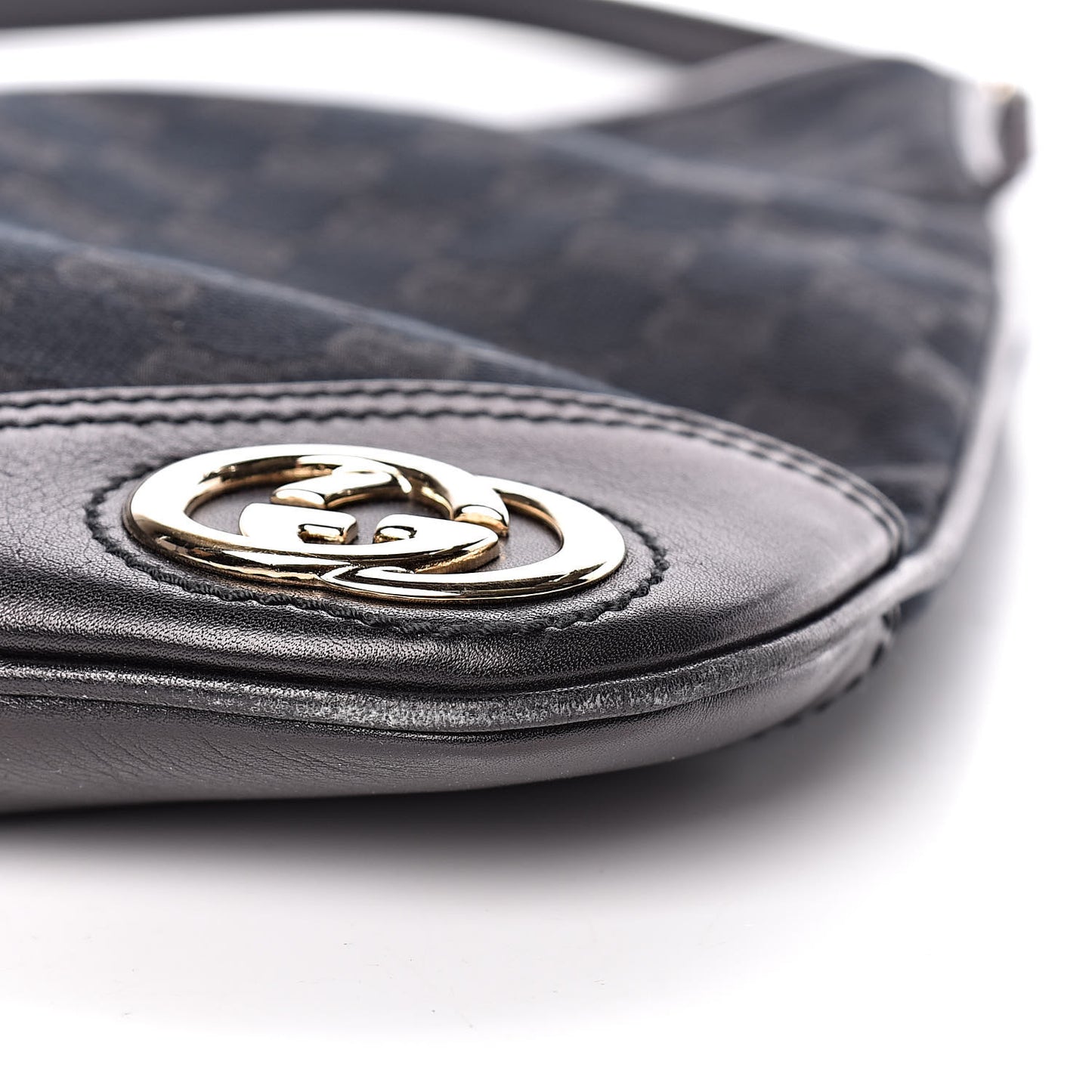 Monogram Medium New Britt Hobo Black