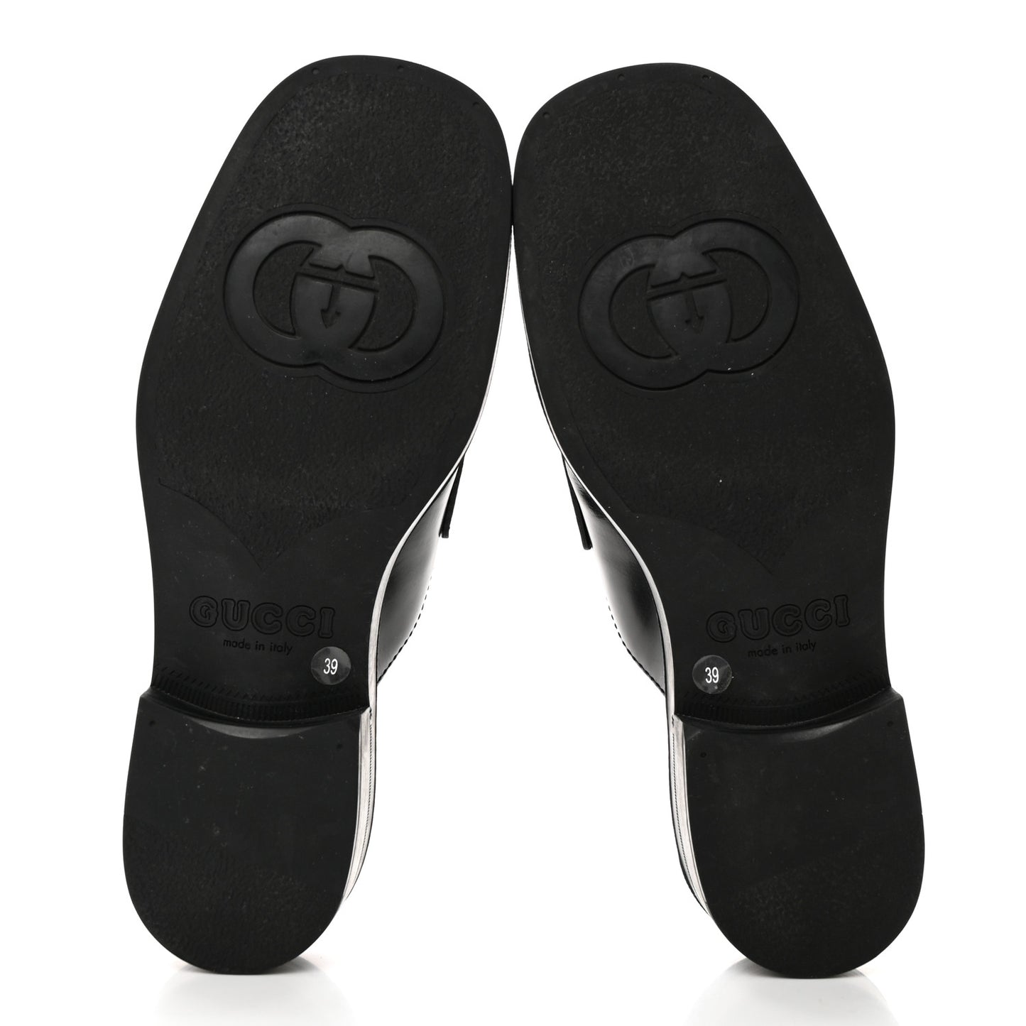 Spice Lux Womens Interlocking G Slippers 39 Black