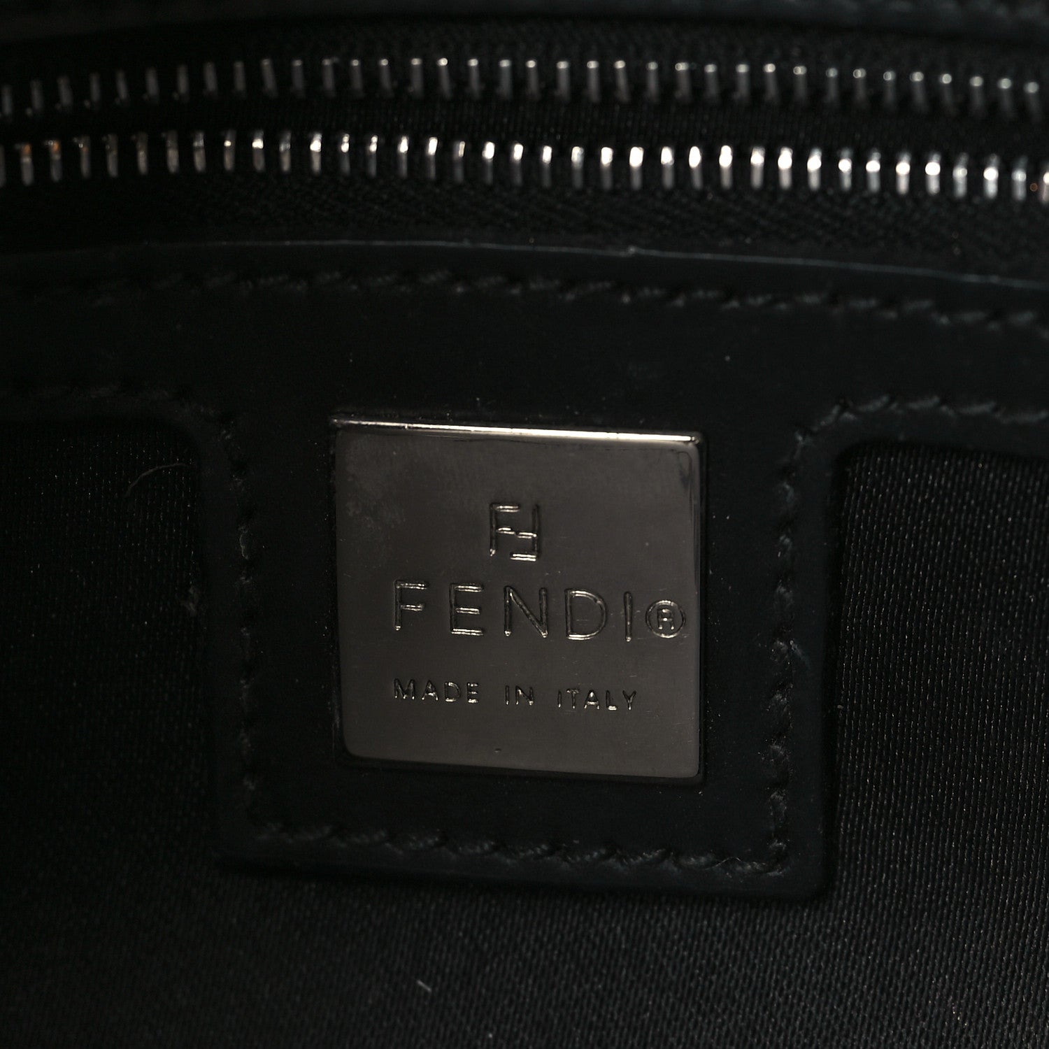 Fendi Zebra Print Baguette Black White 6 of 9