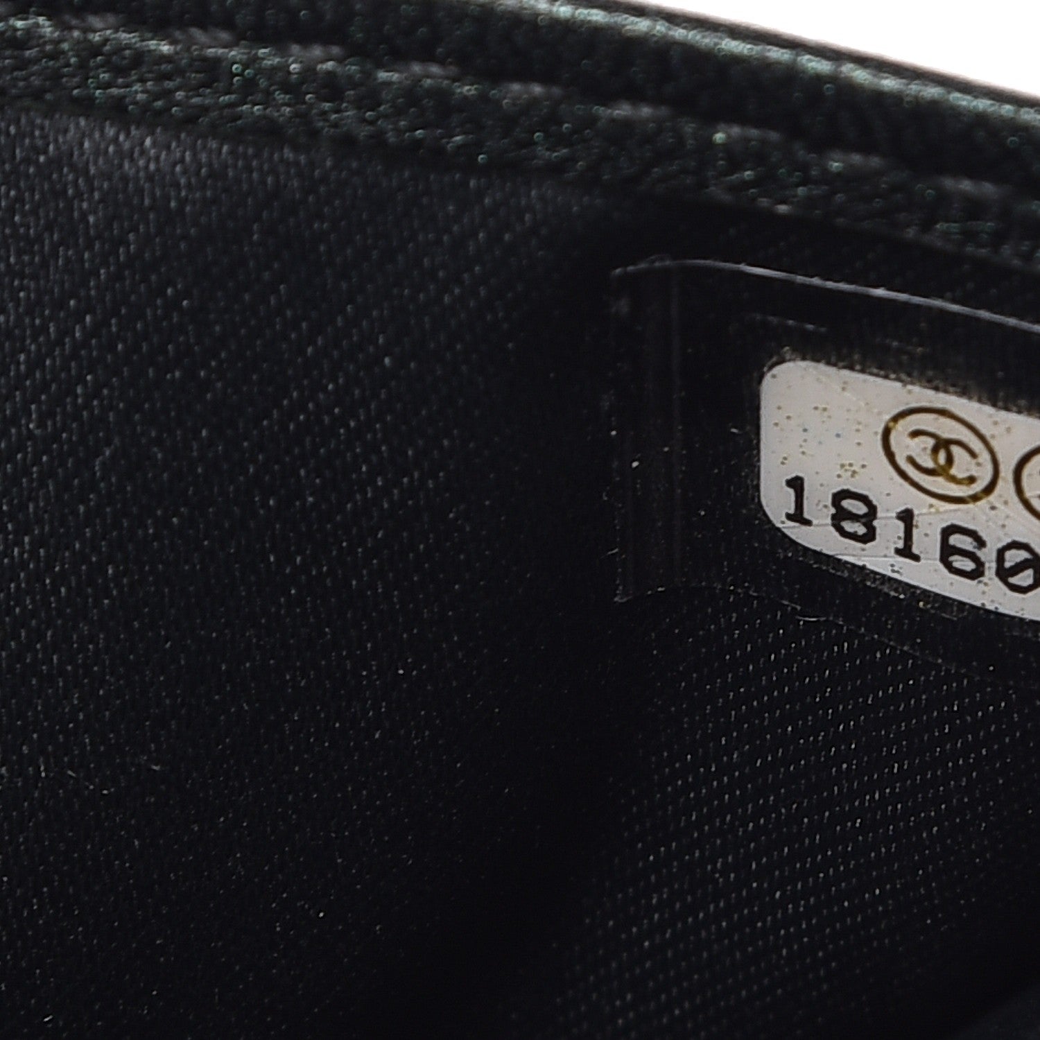 Chanel Lambskin Camellia Embossed Zip Around Organizer Wallet Navy 11 of 12