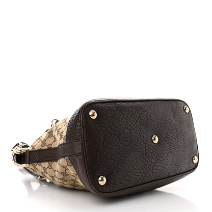 Gucci Monogram Medium Top Handle Bag Brown 4 of 12