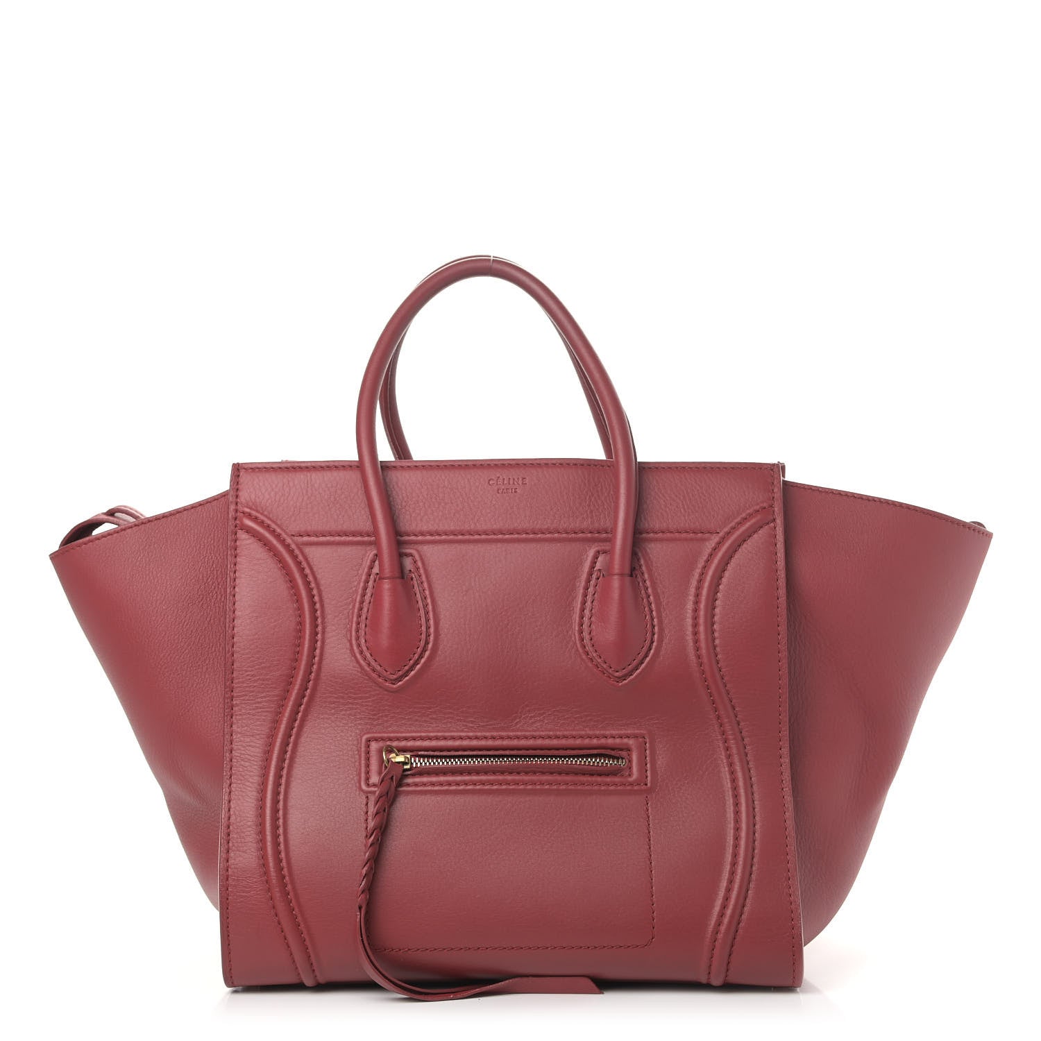 Celine Supple Calfskin Medium Phantom Luggage Coral 1 of 10