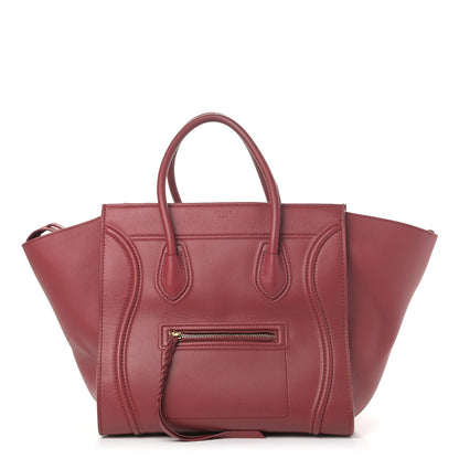 Celine Supple Calfskin Medium Phantom Luggage Coral 1 of 10