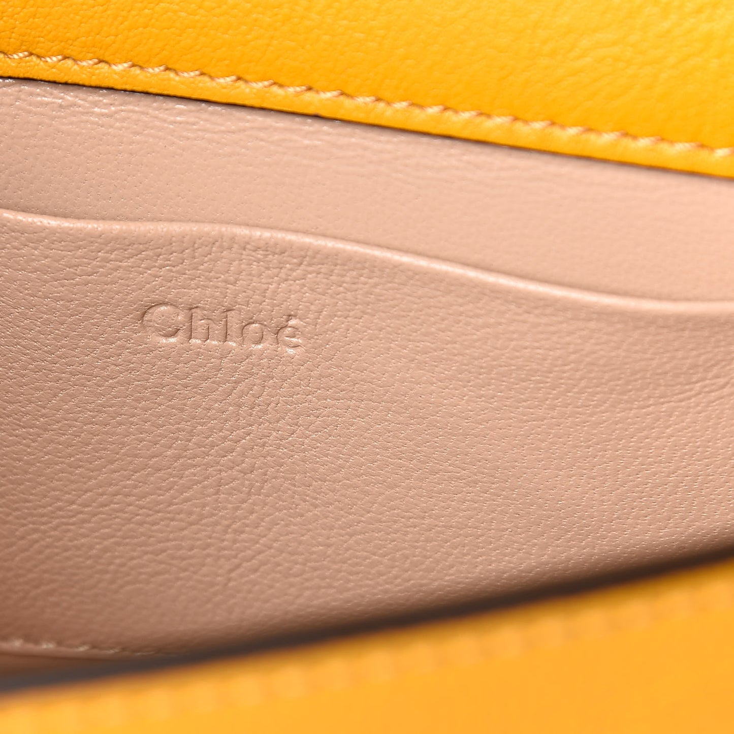 Calfskin Small Nile Bracelet Minaudiere Bag Dark Ochre