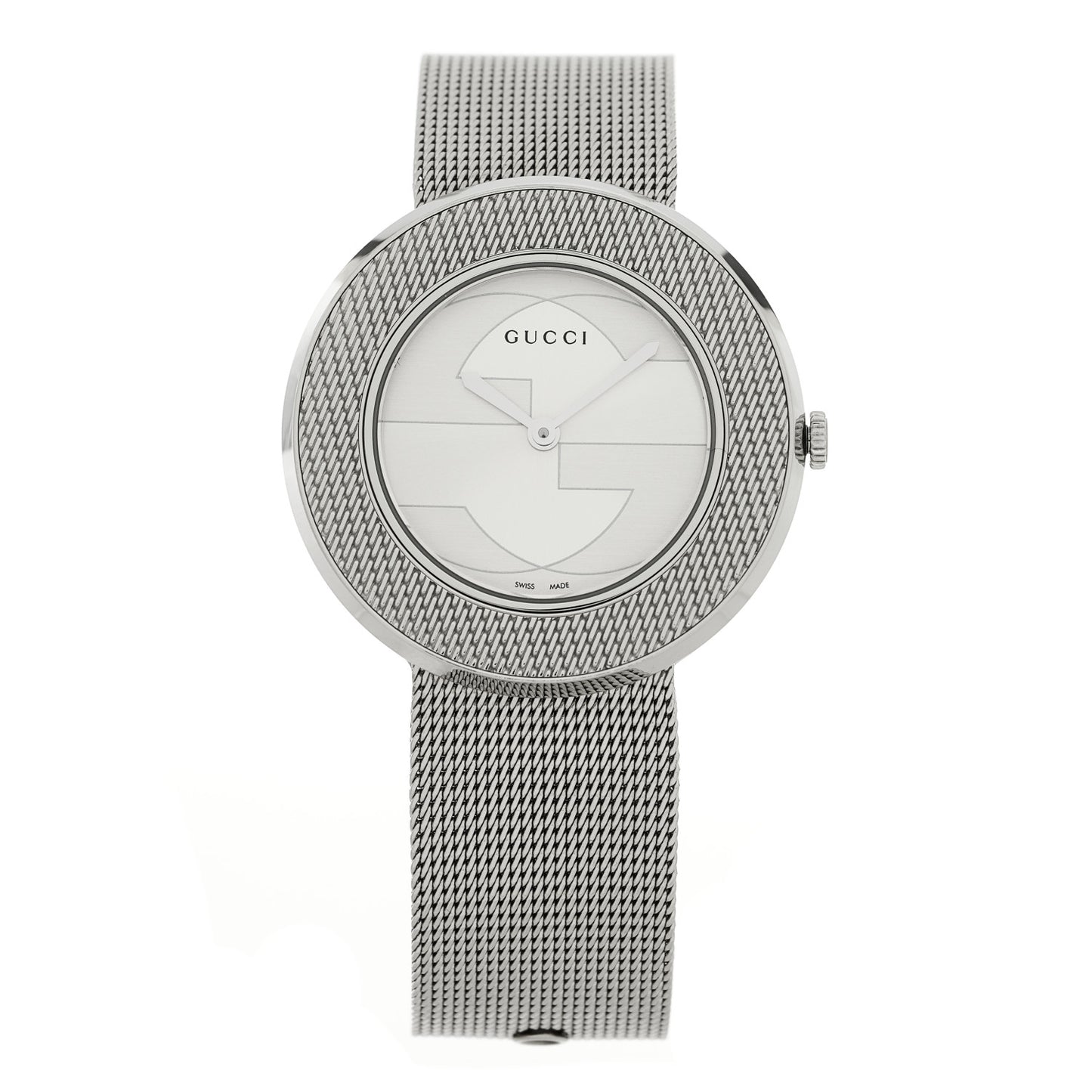Stainless Steel 36mm U-Play Mesh Quartz Watch