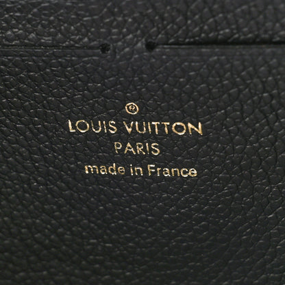 Louis Vuitton Empreinte Clemence Wallet Black 6 of 8