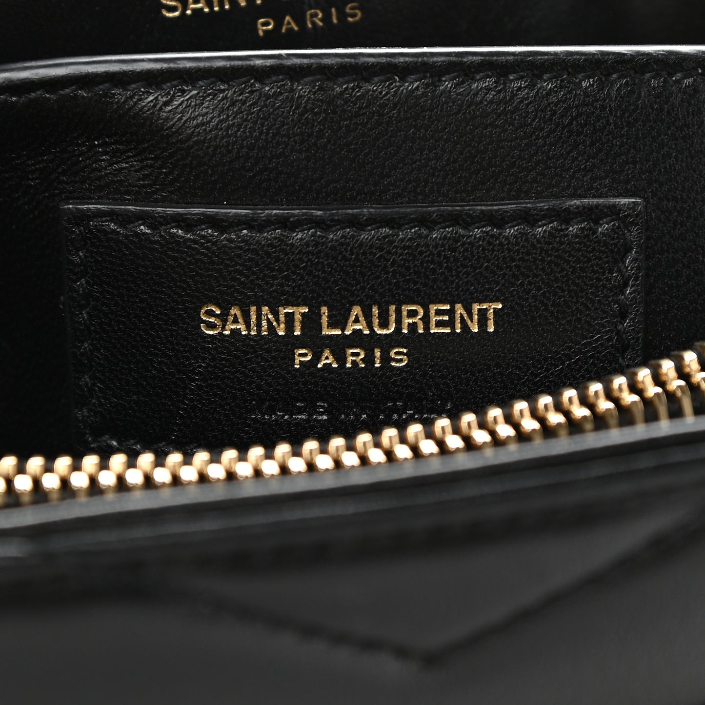 Calfskin Y Quilted Monogram Small Loulou Chain Satchel Black