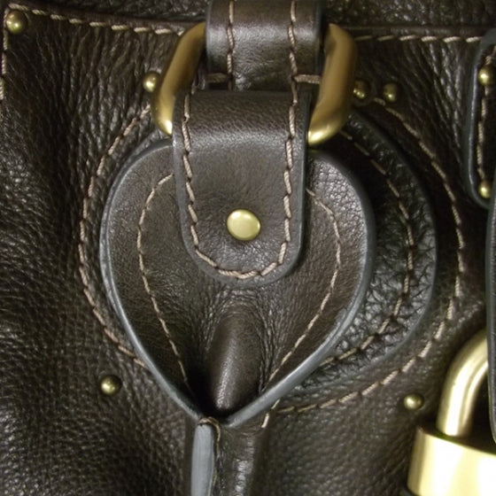 Chloe Leather Paddington Tote Brown 13 of 18
